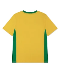 Jordan Big Boys and Girls Yellow Brazil National Team Jersey T-Shirt