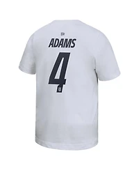 Nike Big Boys and Girls Tyler Adams White Usmnt Home Player Name & Number T-Shirt