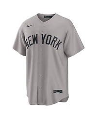 Nike Men's Giancarlo Stanton Gray New York Yankees Road Replica Jersey