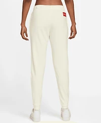 Nike Women's White Usmnt Club Fleece Mid-Rise Pants