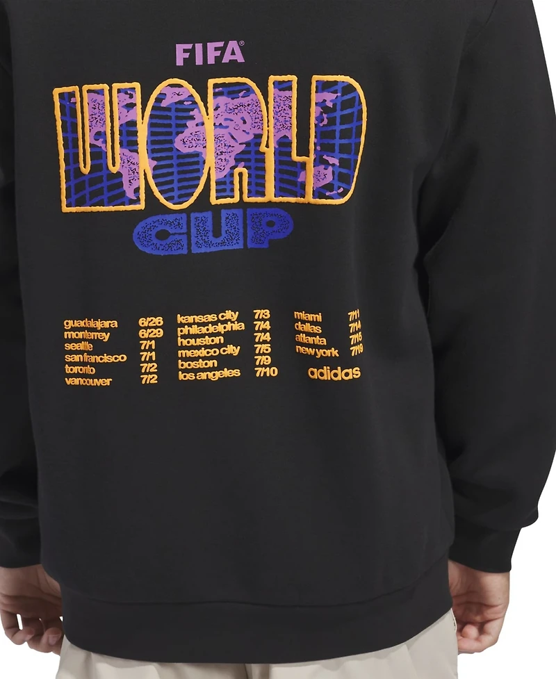 Adidas Men's Black 2026 Fifa World Cup Tour Hoodie