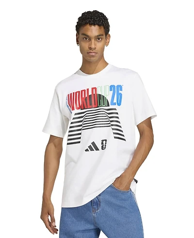 Adidas Men's White 2026 Fifa World Cup Tour T-Shirt