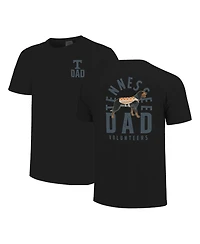 Image One Men's Black Tennessee Volunteers Father's Day Mascot Overlay T-Shirt