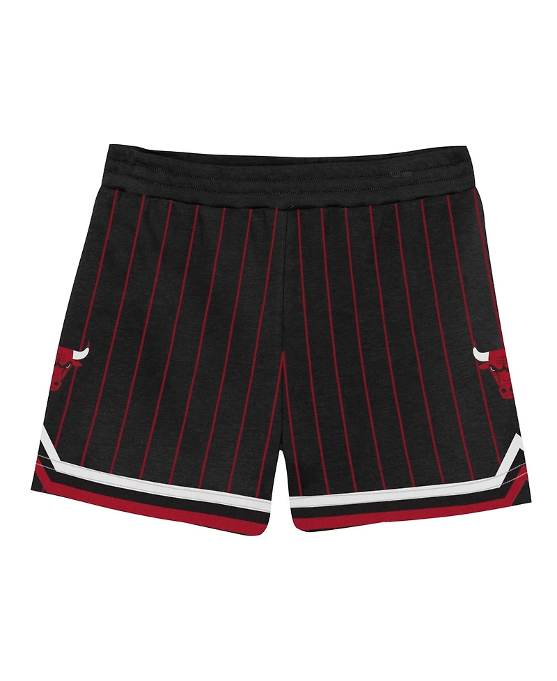 Mitchell & Ness Preschool 2-Pack Dennis Rodman Black Chicago Bulls Play by Place T-Shirt and Shorts
