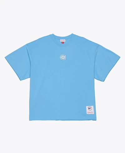 Mitchell & Ness Men's Light Blue Chicago Cubs Insignia Premium T-Shirt