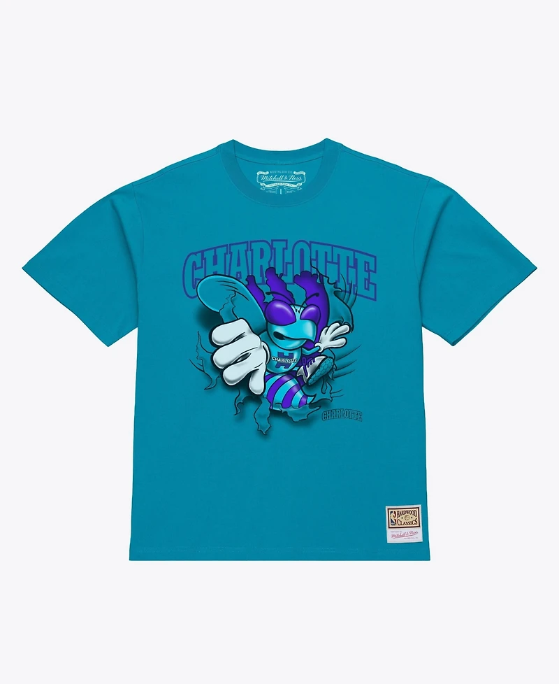 Mitchell & Ness Men's Teal Charlotte Hornets Breakthrough T-Shirt