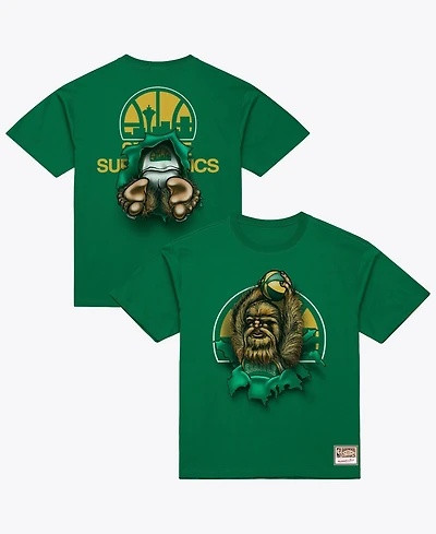 Mitchell & Ness Men's Green Seattle Supersonics Breakthrough T-Shirt