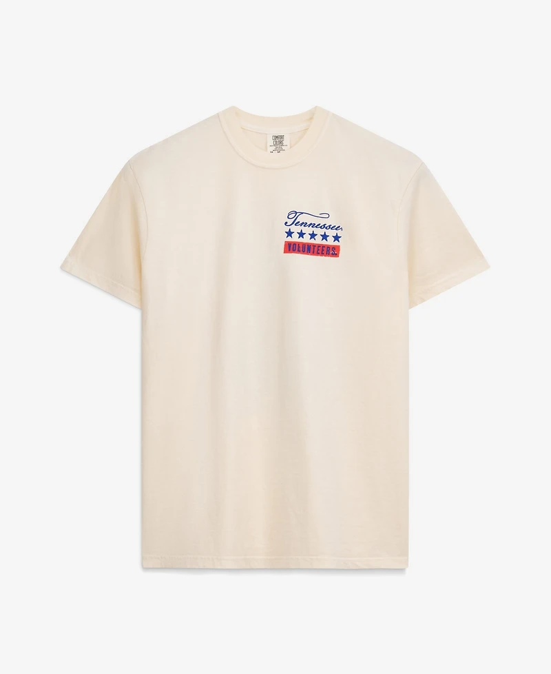Image One Men's Cream Tennessee Volunteers Uncle Sam Mascot T-Shirt