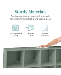 Best Choice Products 8-Cube Bookshelf, 13.5in Display Storage System, Organizer with Removable Back Panels