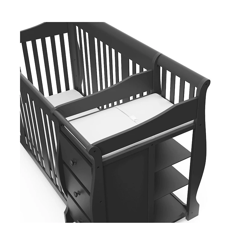 Storkcraft Portofino 5 in 1 Convertible Crib and Changer