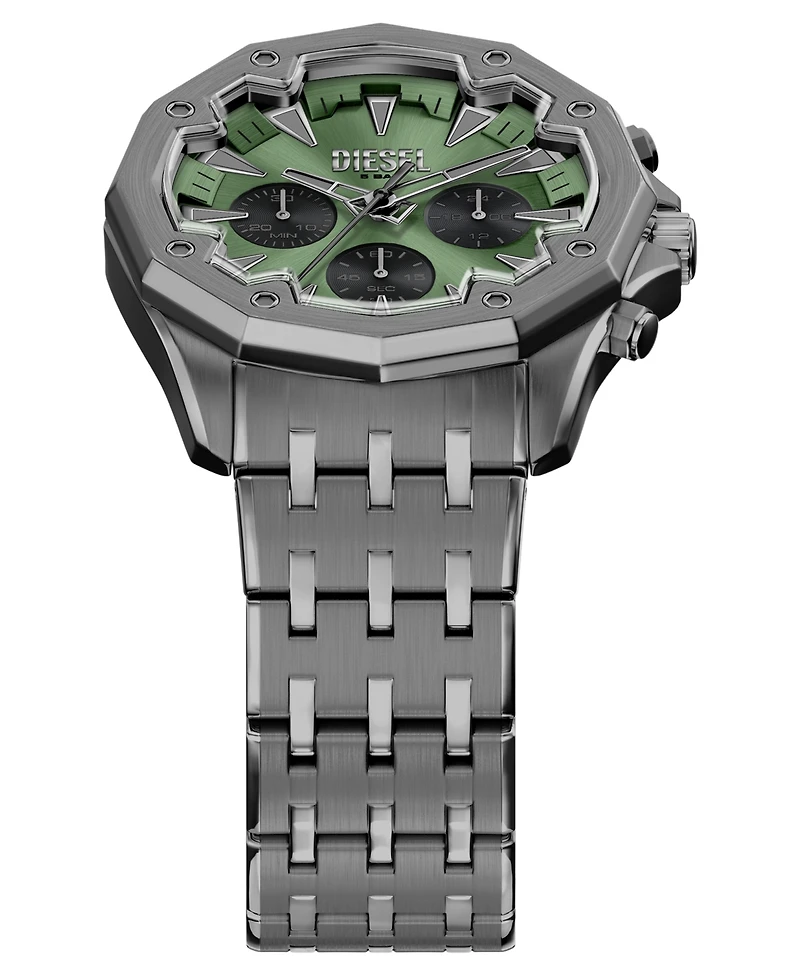 Diesel Men's Stinger Quartz Chronograph Gunmetal Stainless Steel Watch 46mm