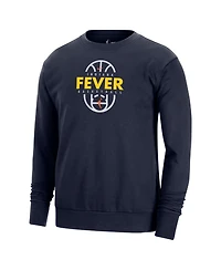 Nike Men's and Women's Navy Indiana Fever 2026 On-Court Practice Dri-fit Sweatshirt