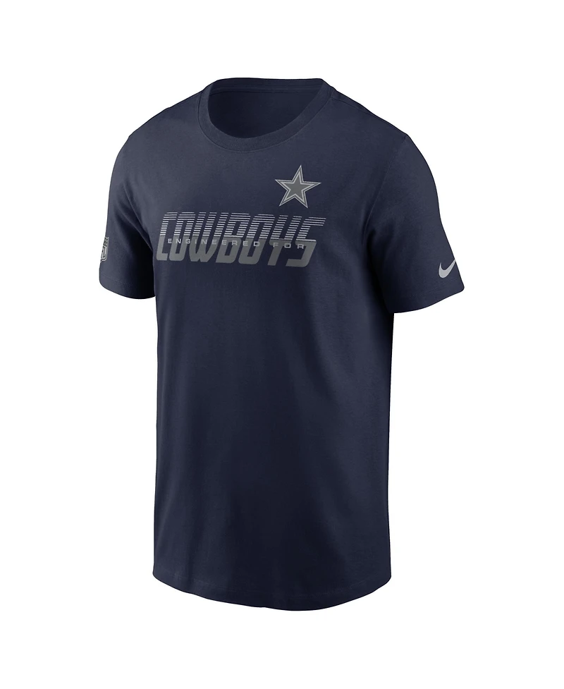 Nike Men's Navy Dallas Cowboys Sideline Dri-fit T-Shirt