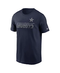 Nike Men's Navy Dallas Cowboys Sideline Dri-fit T-Shirt