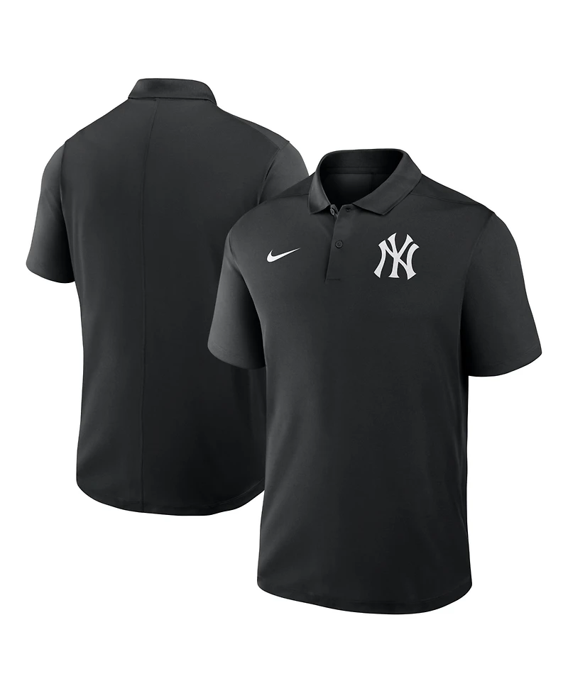 Nike Men's Black New York Yankees Dri-fit Victory Polo Shirt