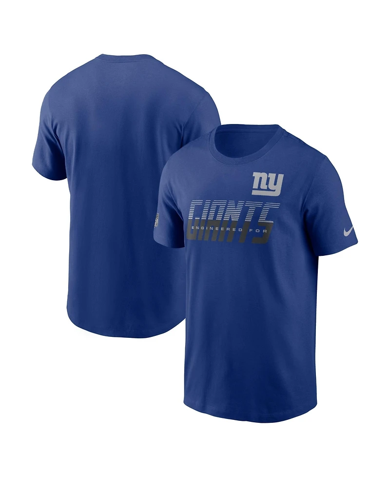 Nike Men's Royal New York Giants Sideline Dri-fit T-Shirt