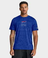 Nike Men's Royal Buffalo Bills Velocity Ball Carrier Dri-fit T-Shirt