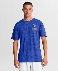 Nike Men's Royal Los Angeles Rams Sideline Double Covered Dri-fit Velocity T-Shirt