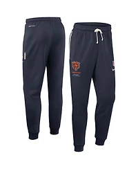Nike Men's Navy Chicago Bears Sideline Standard Issue Dri-fit Taper Pants