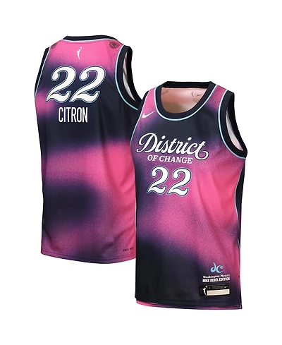 Nike Big Boys and Girls Sonia Citron Navy Washington Mystics Victory Rebel Edition Jersey