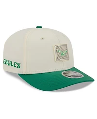 New Era Men's Cream/Kelly Green Philadelphia Eagles 2026 Nfl Training Camp 9SEVENTY Adjustable Hat