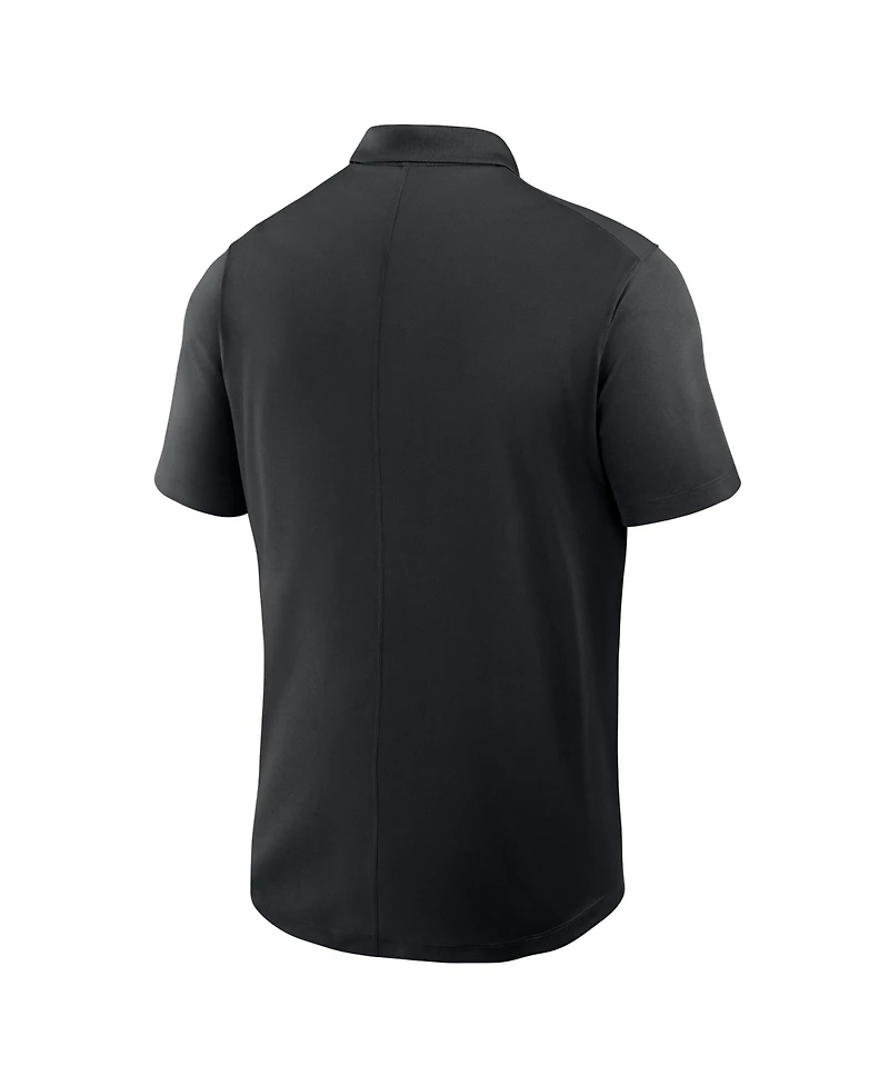 Nike Men's Black Lsu Tigers Dri-fit Victory Polo Shirt