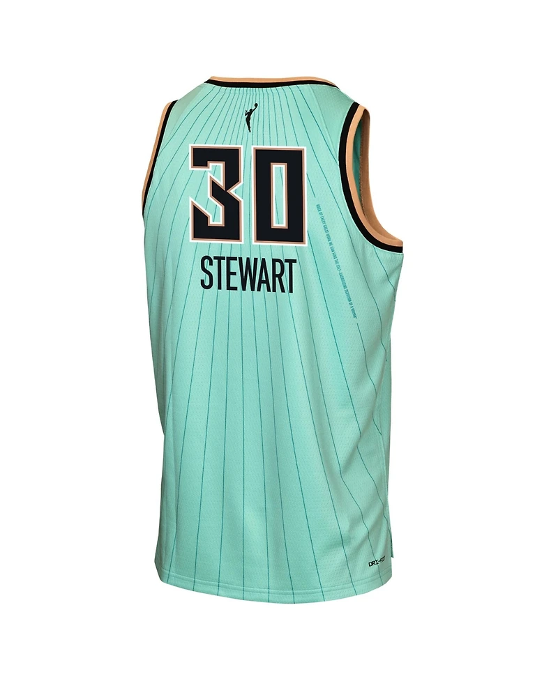 Nike Big Boys and Girls Breanna Stewart Mint New York Liberty Victory Rebel Edition Jersey