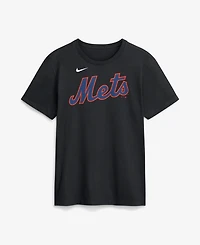 Nike Men's Carson Benge Black New York Mets Name & Number T-Shirt