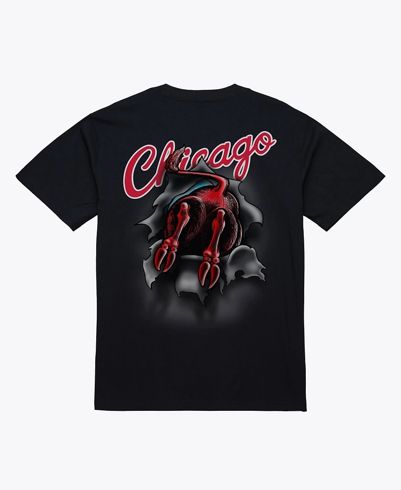 Mitchell & Ness Men's Black Chicago Bulls Breakthrough T-Shirt