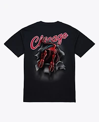 Mitchell & Ness Men's Black Chicago Bulls Breakthrough T-Shirt