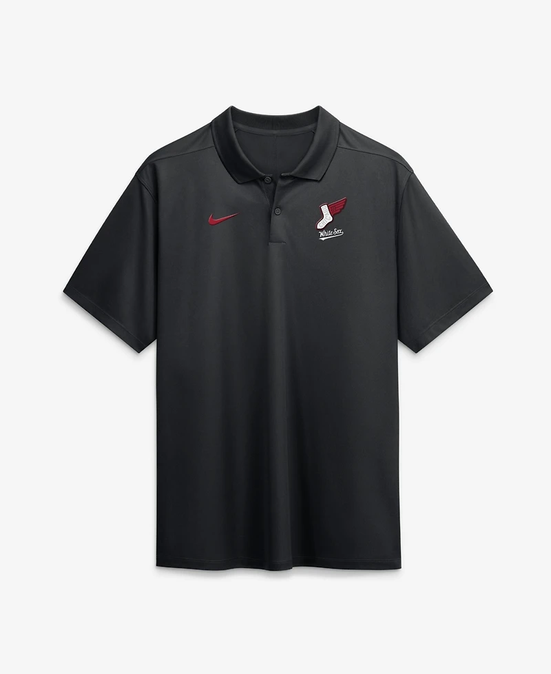 Nike Men's Black Chicago White Sox City Connect Victory Dri-fit Polo Shirt