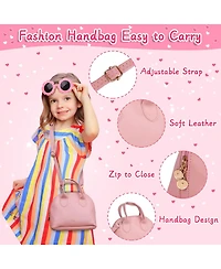 Gnuadz 25-piece Play Purse Kids Handbag Makeup Set Accessories Toys