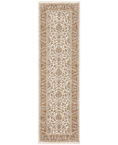 Oriental Weavers Maharaja 5091Z Rust and Ivory 2'3" x 7'6" Runner Rug