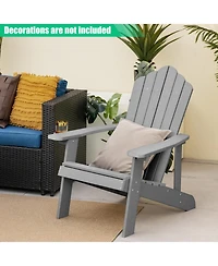 Gouun 2-Piece Adirondack Chair Set with Adult and Kids Seats