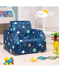 Gouun 3-in-1 Convertible Kids Sofa Bed and Flip-Out Lounger