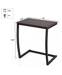 Gouun Steel Frame C-Shaped Sofa Side End Table