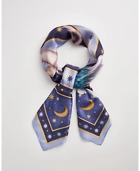 Fable England Women's Catherine Rowe Pet Portraits Whippet Silk Square Scarf