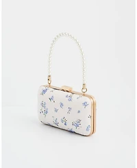 Fable England Women's Forget-Me-Not Pearl Handle Clutch