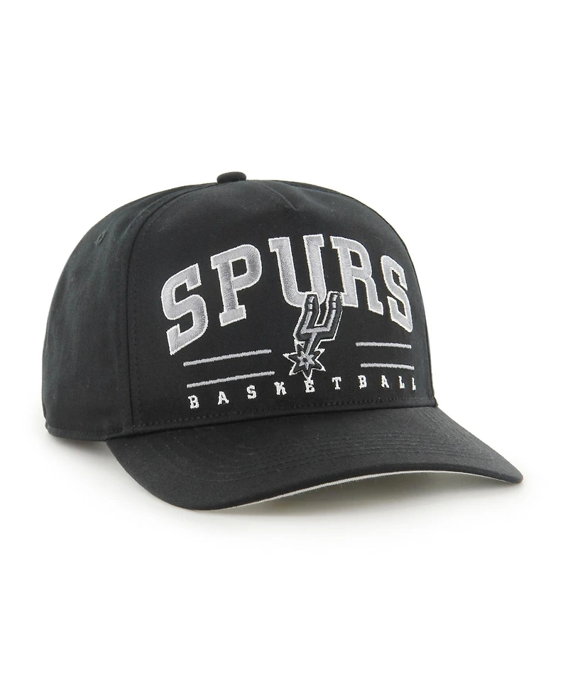'47 Brand Men's Black San Antonio Spurs Roscoe Hitch Adjustable Hat