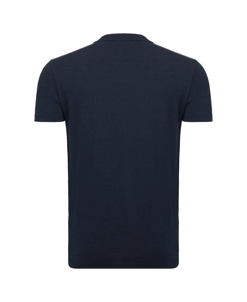 Sportiqe Men's and Women's Navy New York Knicks Comfy Tri-Blend T-Shirt