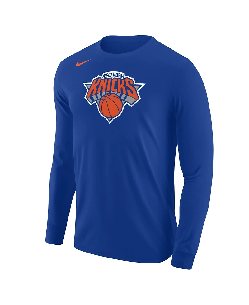 Nike Men's New York Knicks Core Long Sleeve T-Shirt