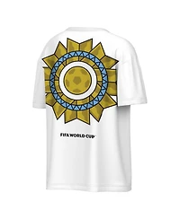 Outerstuff Men's White Fifa World Cup 2026 Livery Oversized 2-Hit T-Shirt