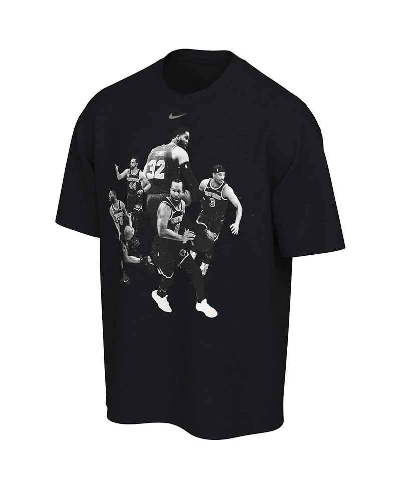 Nike Men's and Women's Black New York Knicks Lightspeed T-Shirt