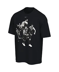Nike Men's and Women's Black New York Knicks Lightspeed T-Shirt