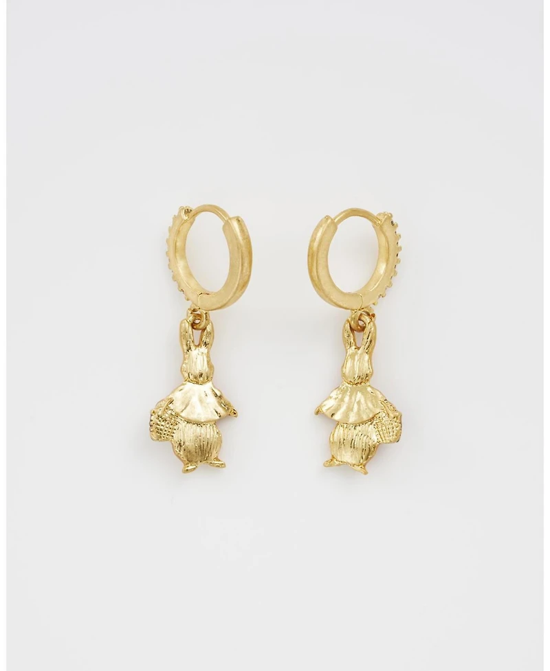 Fable England Peter Rabbit Cotton-tail Earrings