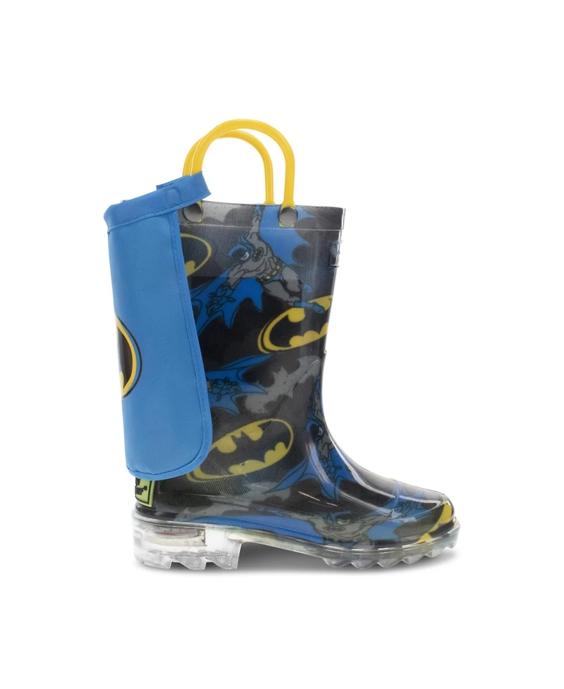 Western Chief Little Boys Batman Lighted Rain Boot