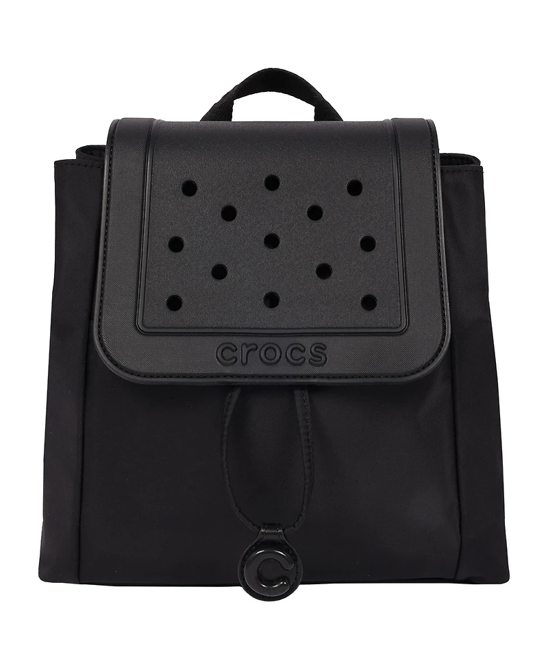 Crocs Mini Fashion Backpack with Eva Flap Jibbitz Compatible Small Purse