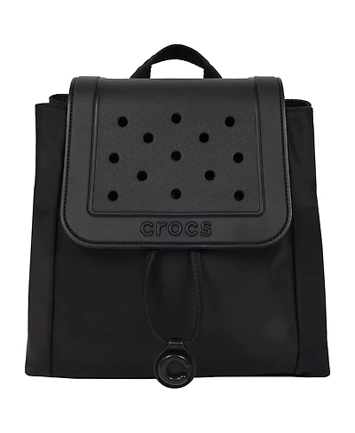 Crocs Mini Fashion Backpack with Eva Flap Jibbitz Compatible Small Purse