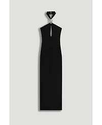 Nocturne Women's Cut-Out Detail Embellished Maxi Dress