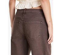 And Now This Women's High-Rise Wide-Leg Jeans, Macy's Exclusive